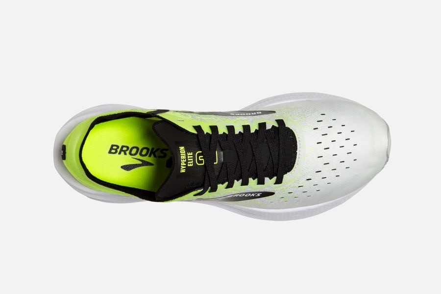 Brooks Hyperion Elite 2 Spikes Loopschoenen Heren - Wit/Zwart - 391845AFQ